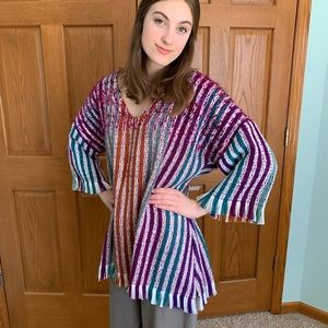 Hand woven tunic. Work of art.